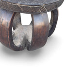 Vintage African Carved Wooden Stool - Berbere Imports