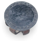Vintage African Carved Wooden Stool - Berbere Imports