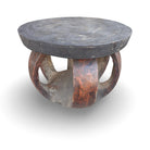 Vintage African Carved Wooden Stool - Berbere Imports
