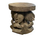Vintage African Wooden Stool - Berbere Imports