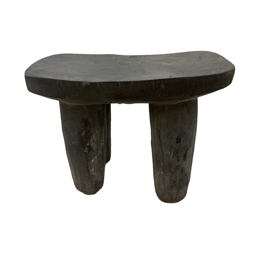 Vintage Nigerian Wooden Mini Stool - Berbere Imports