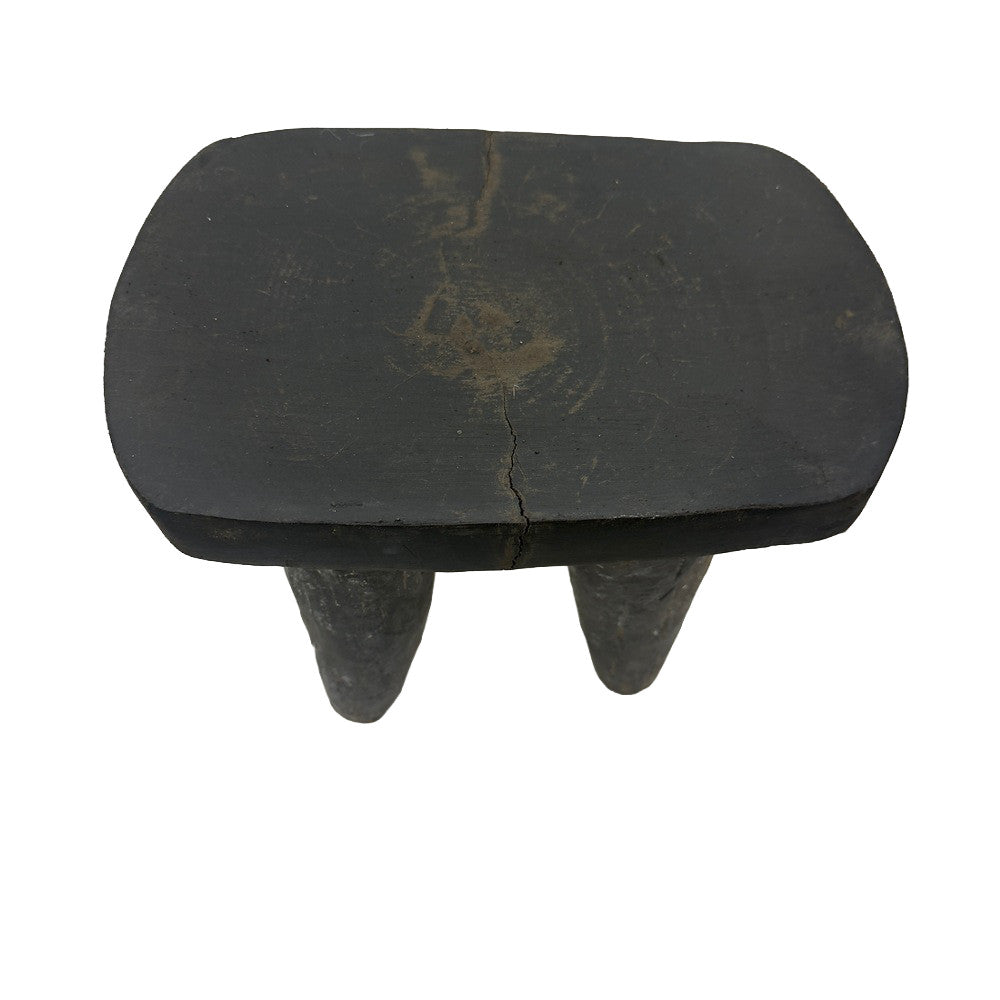 Vintage Nigerian Wooden Mini Stool - Berbere Imports