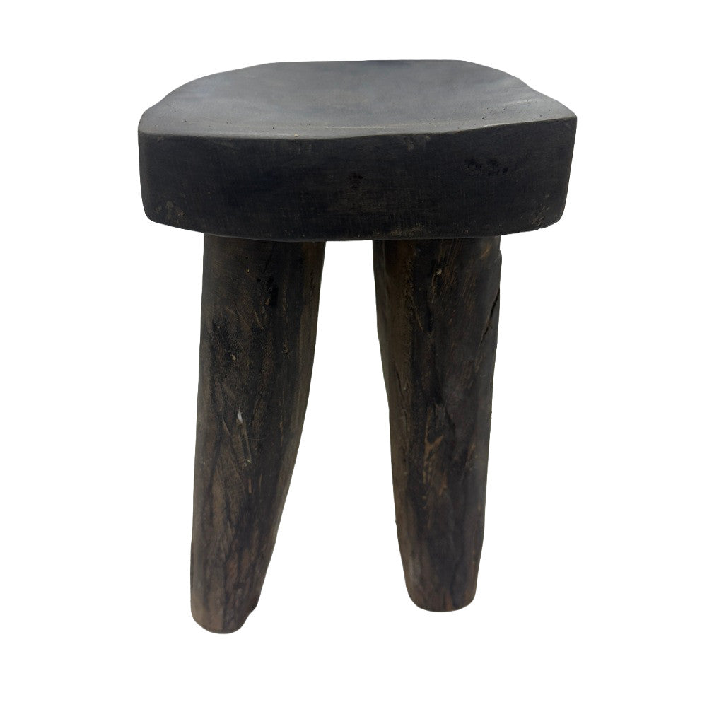 Vintage Nigerian Wooden Mini Stool - Berbere Imports