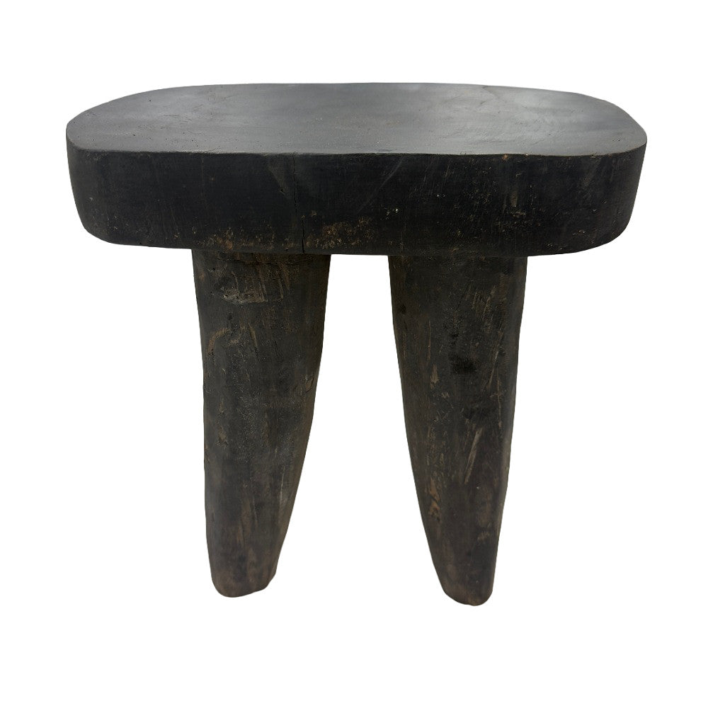 Vintage Nigerian Wooden Mini Stool - Berbere Imports