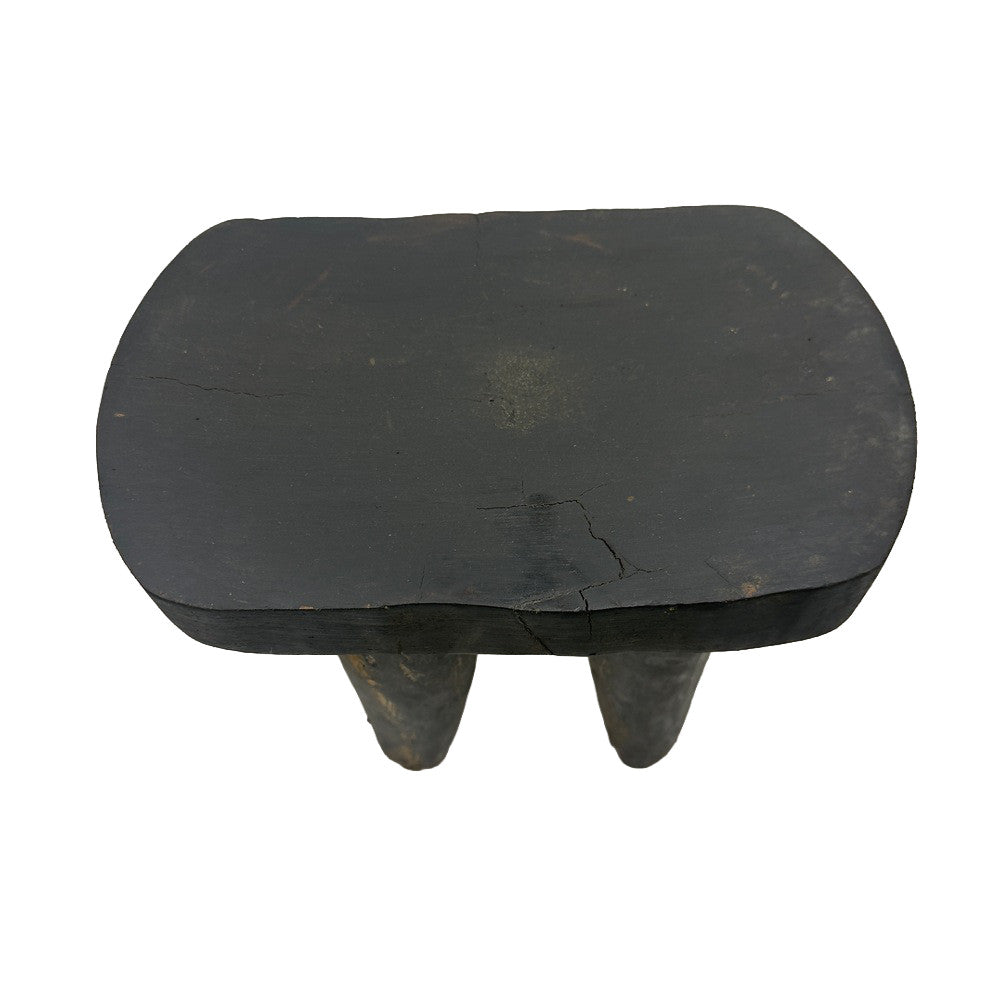 Vintage Nigerian Wooden Mini Stool - Berbere Imports