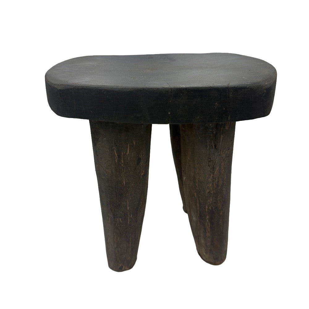 Vintage Nigerian Wooden Mini Stool - Berbere Imports