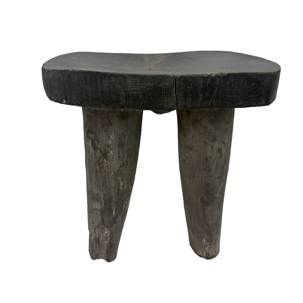 Vintage Nigerian Wooden Mini Stool - Berbere Imports