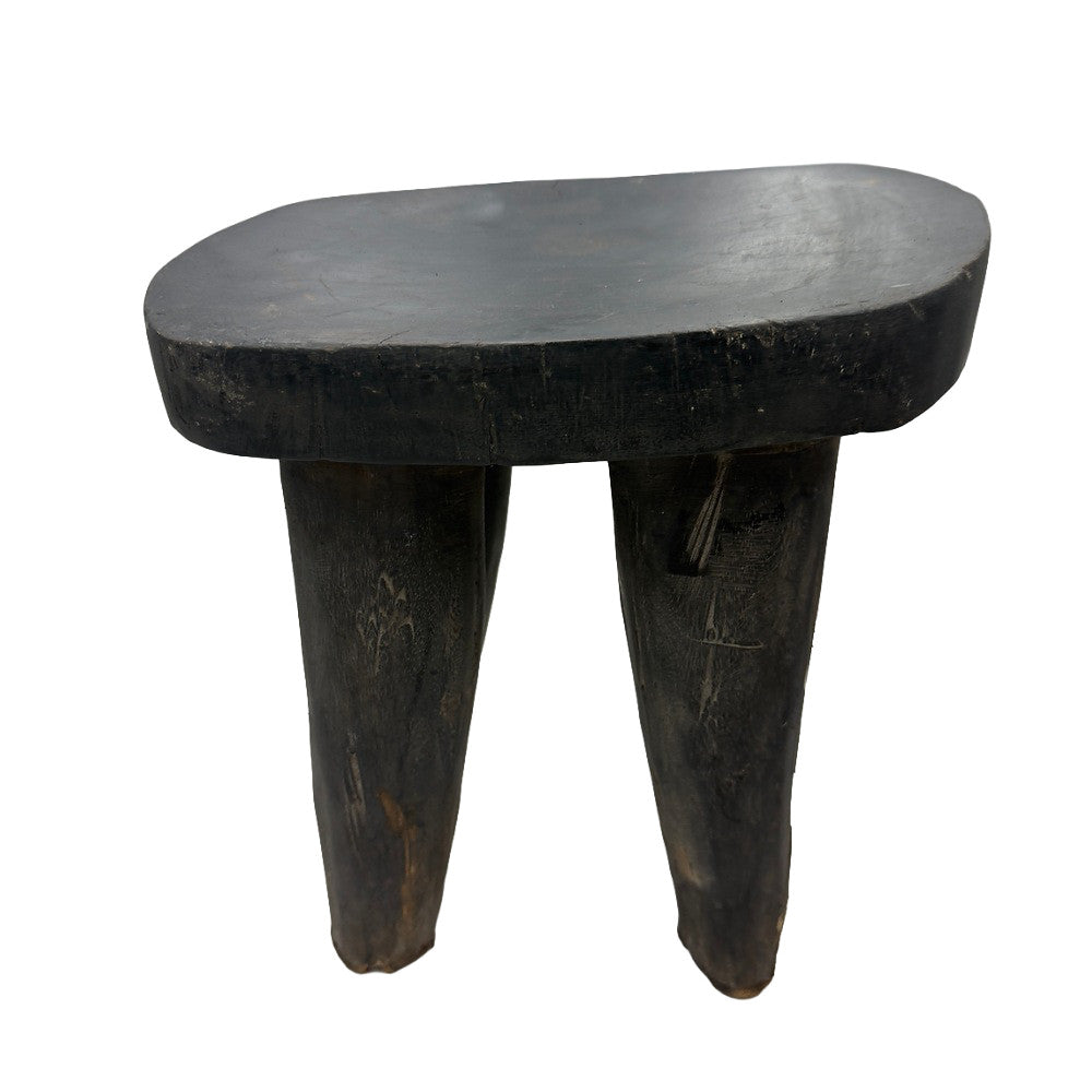 Vintage Nigerian Wooden Mini Stool - Berbere Imports