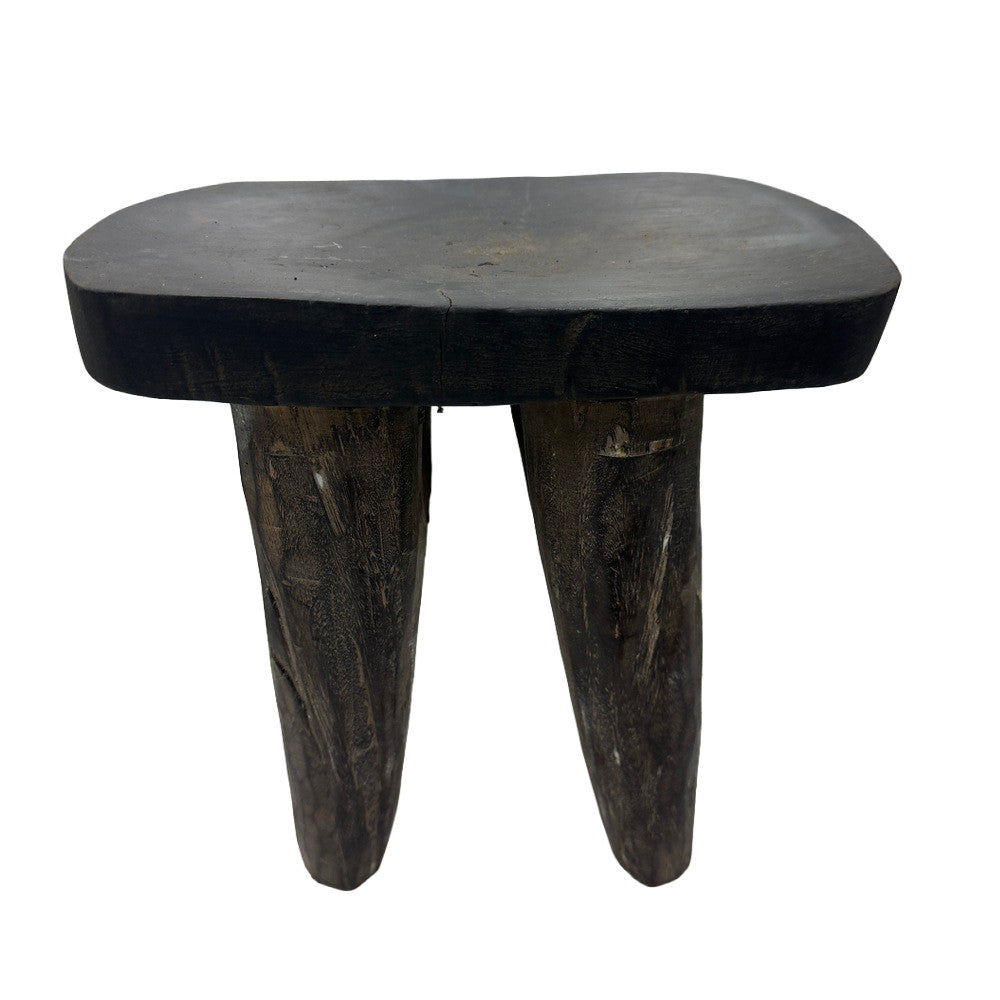 Vintage Nigerian Wooden Mini Stool - Berbere Imports