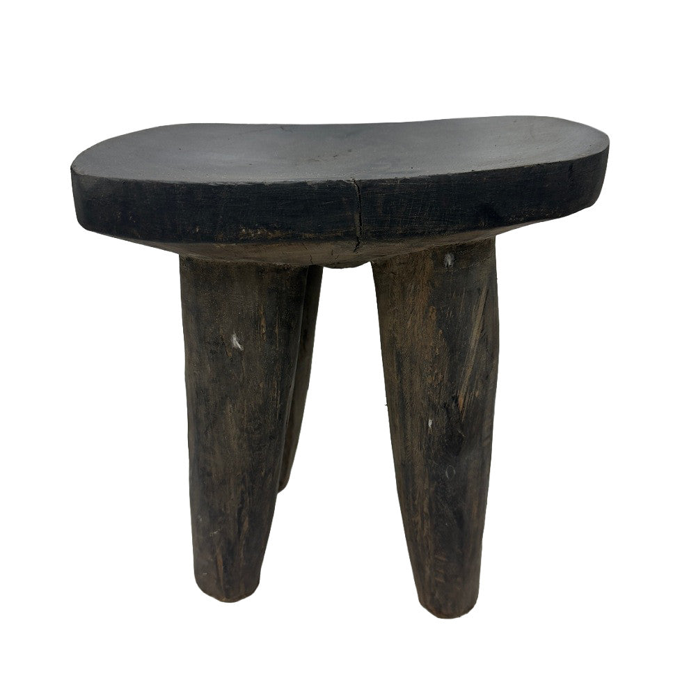 Vintage Nigerian Wooden Mini Stool - Berbere Imports
