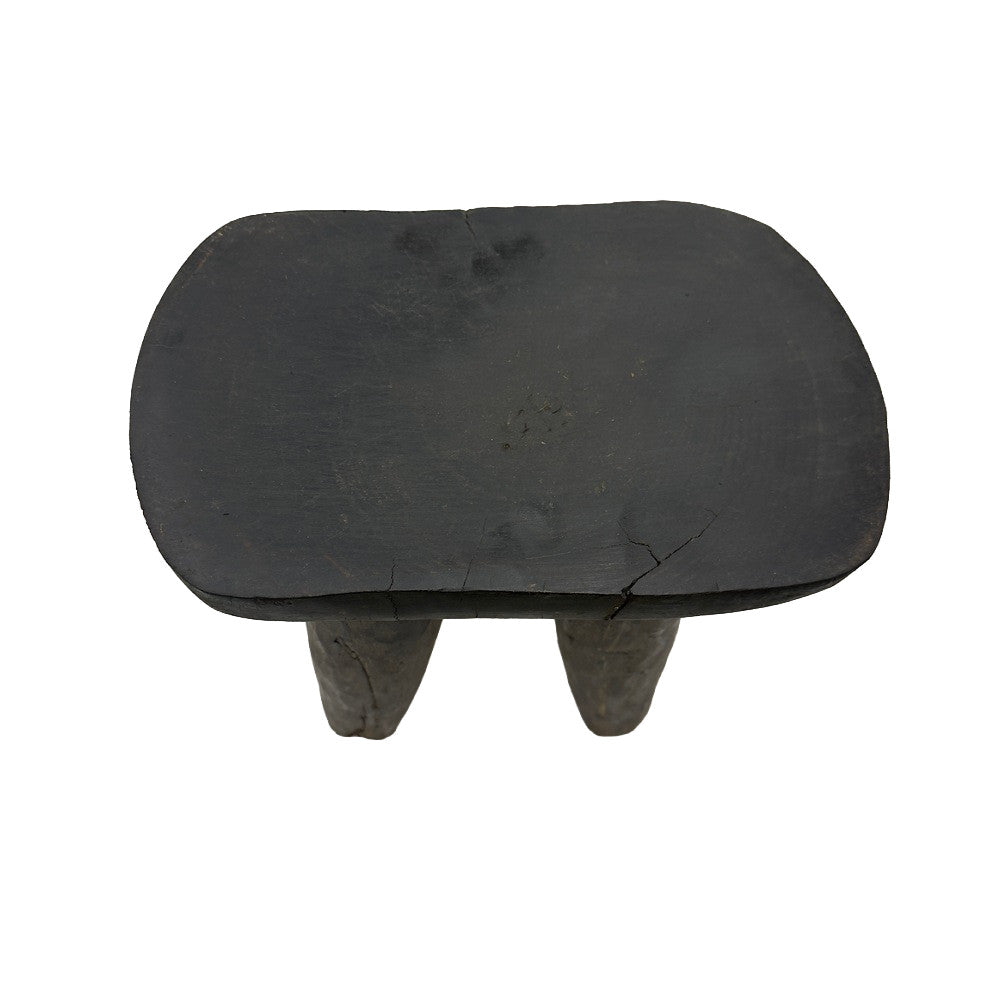 Vintage Nigerian Wooden Mini Stool - Berbere Imports