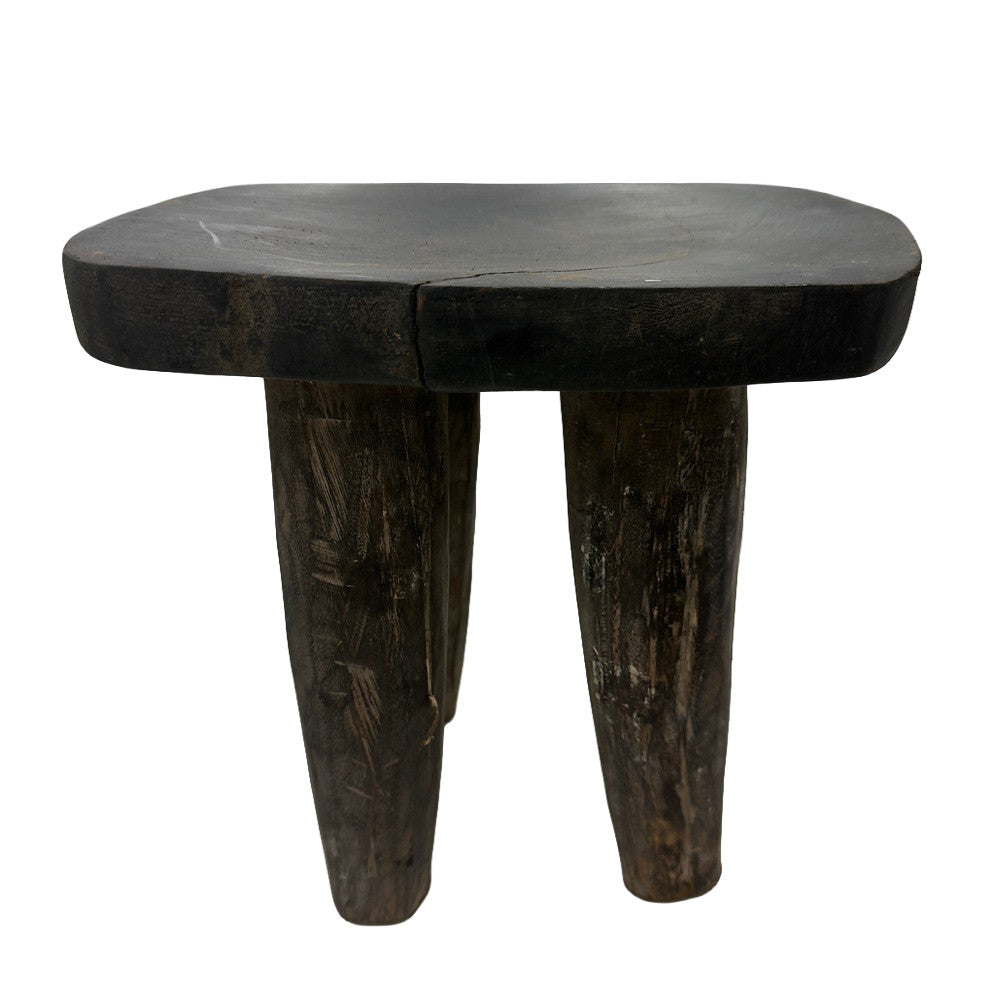 Vintage Nigerian Wooden Mini Stool - Berbere Imports