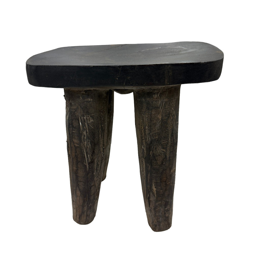 Vintage Nigerian Wooden Mini Stool - Berbere Imports