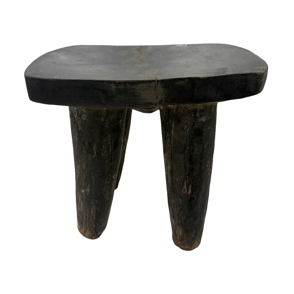 Vintage Nigerian Wooden Mini Stool - Berbere Imports