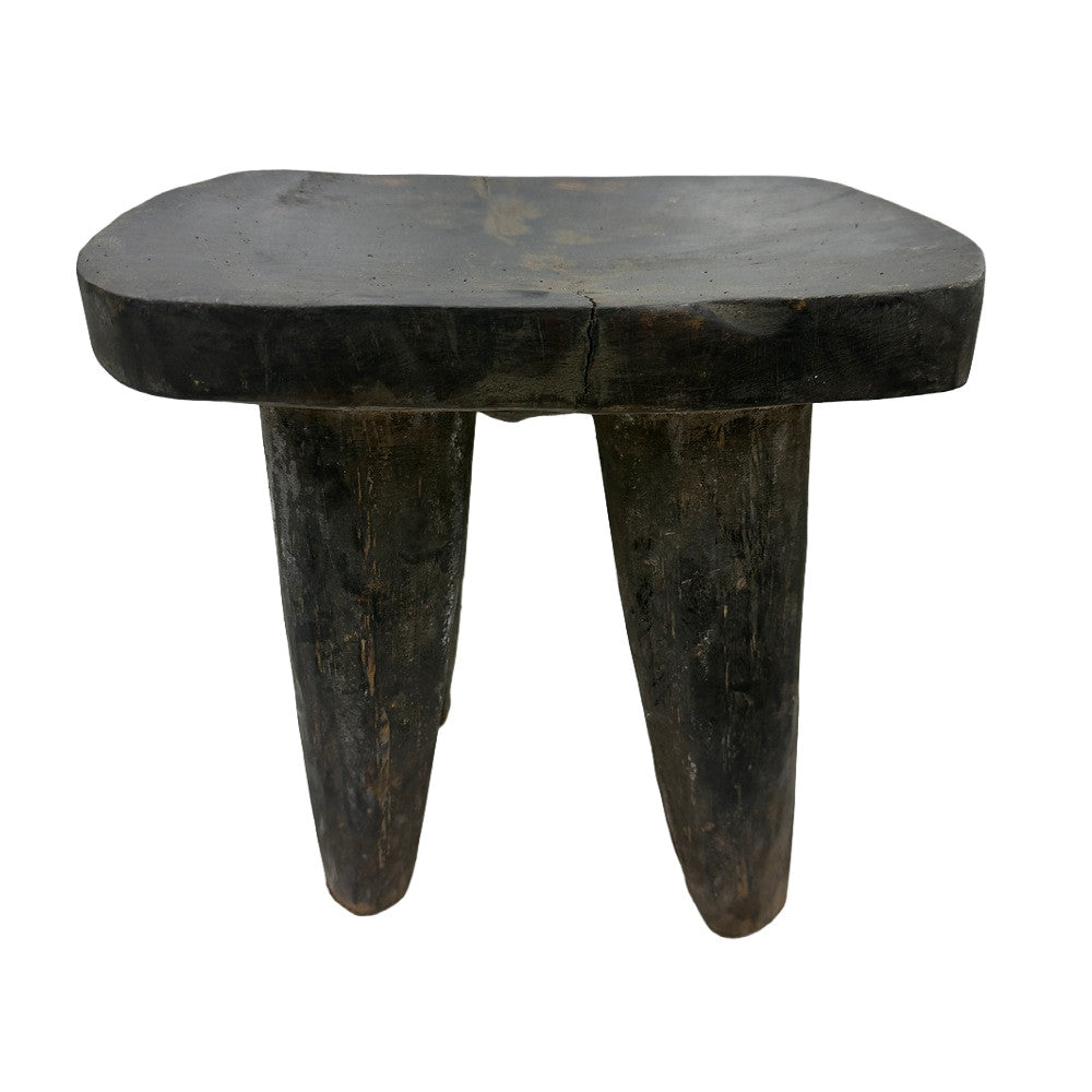 Vintage Nigerian Wooden Mini Stool - Berbere Imports