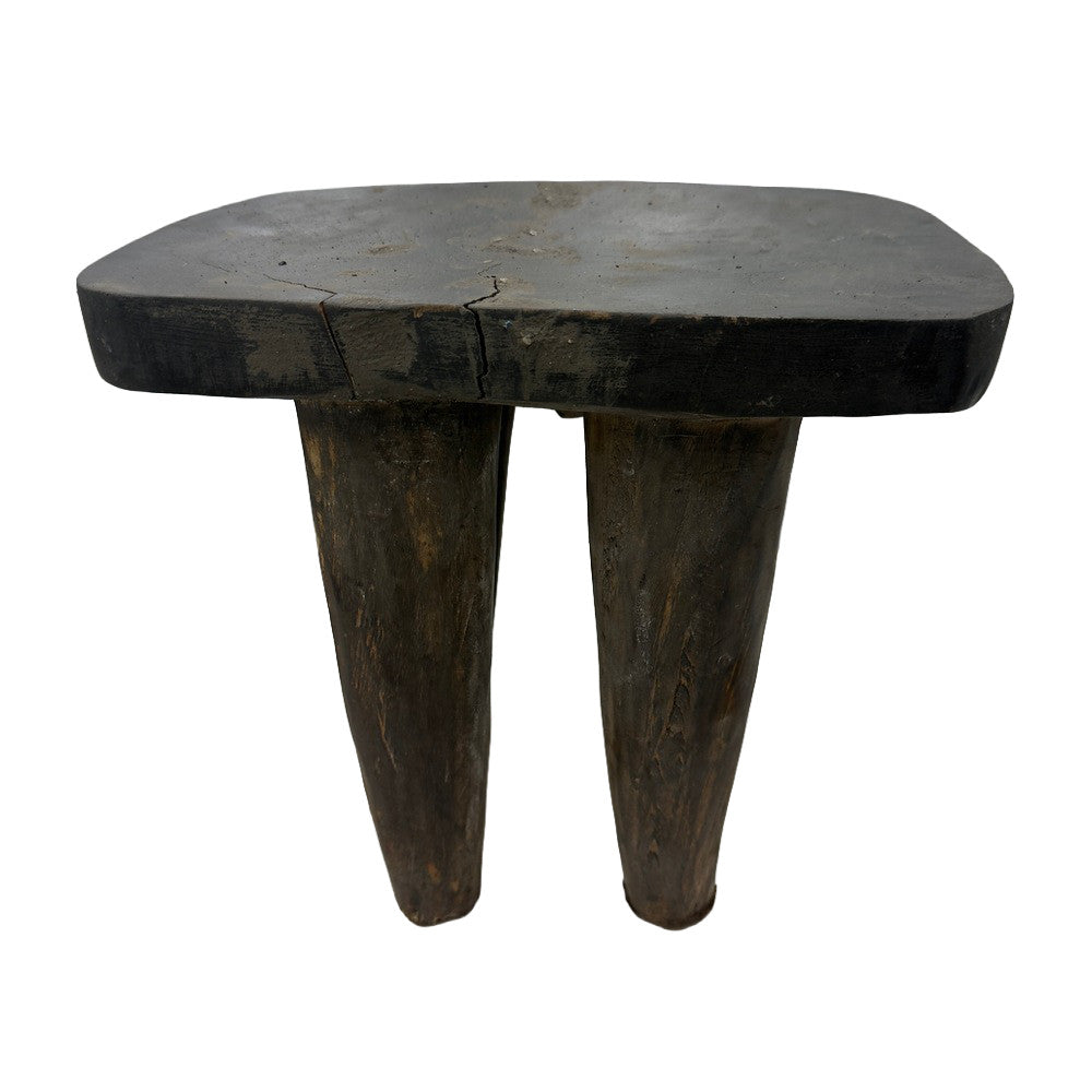 Vintage Nigerian Wooden Mini Stool - Berbere Imports