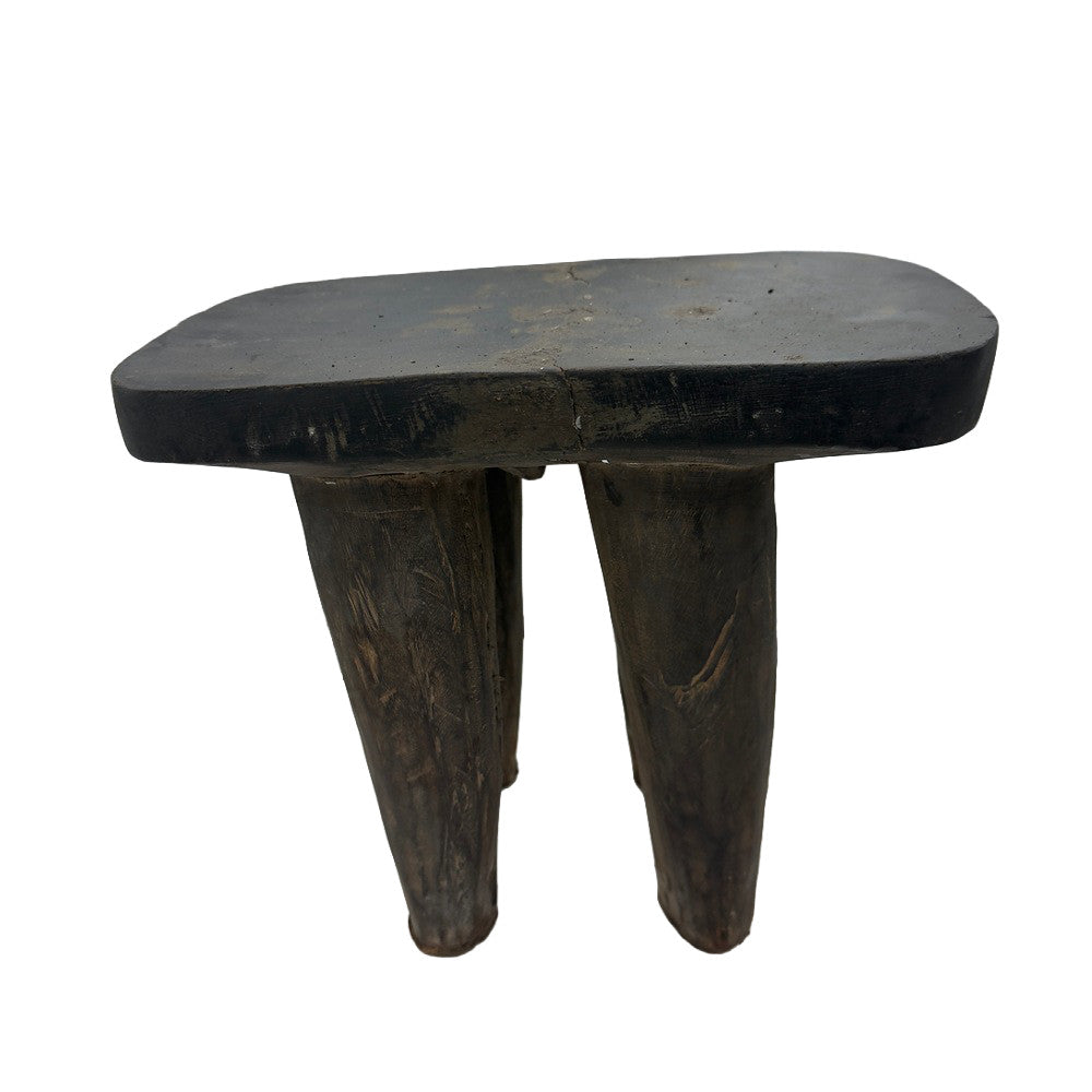 Vintage Nigerian Wooden Mini Stool - Berbere Imports
