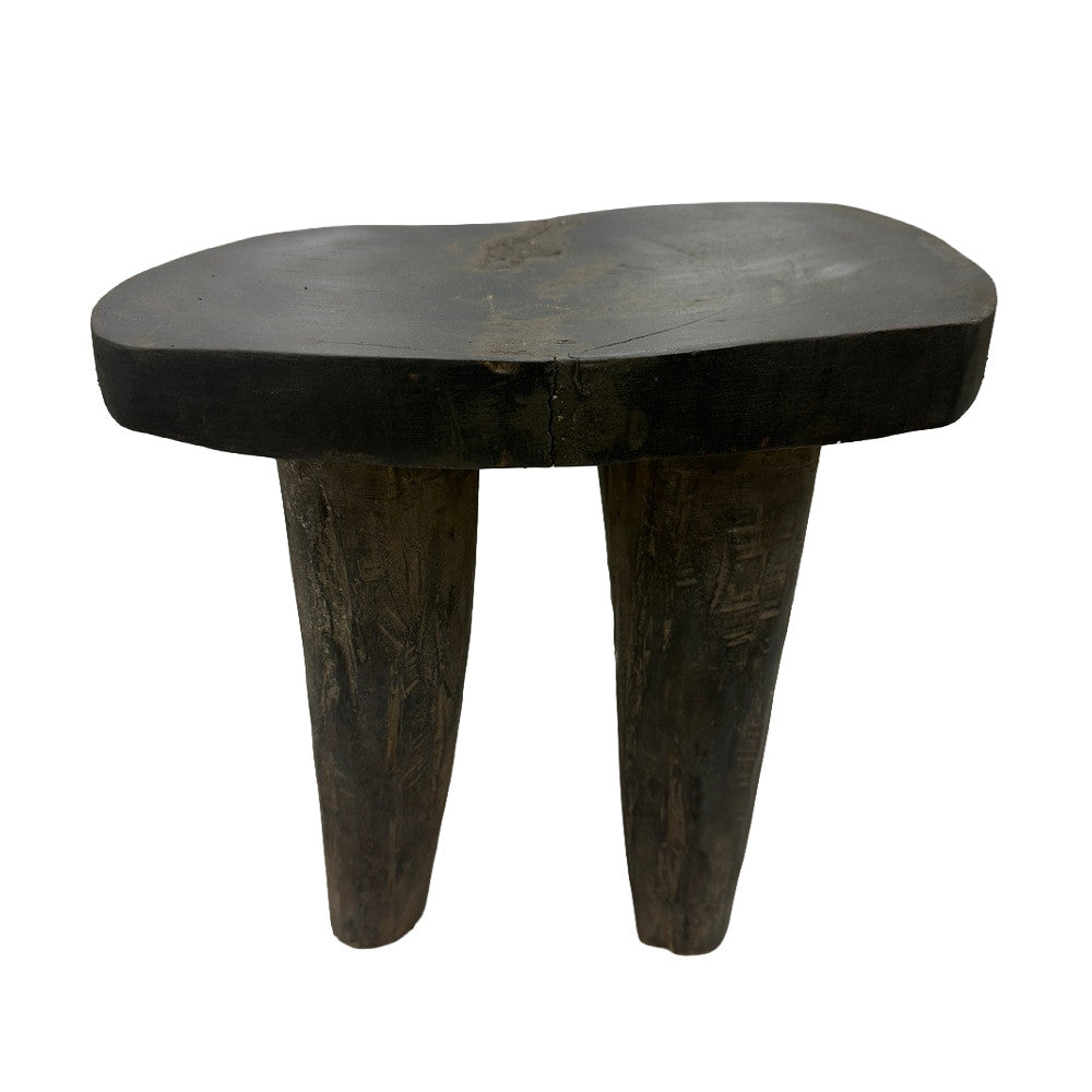 Vintage Nigerian Wooden Mini Stool - Berbere Imports