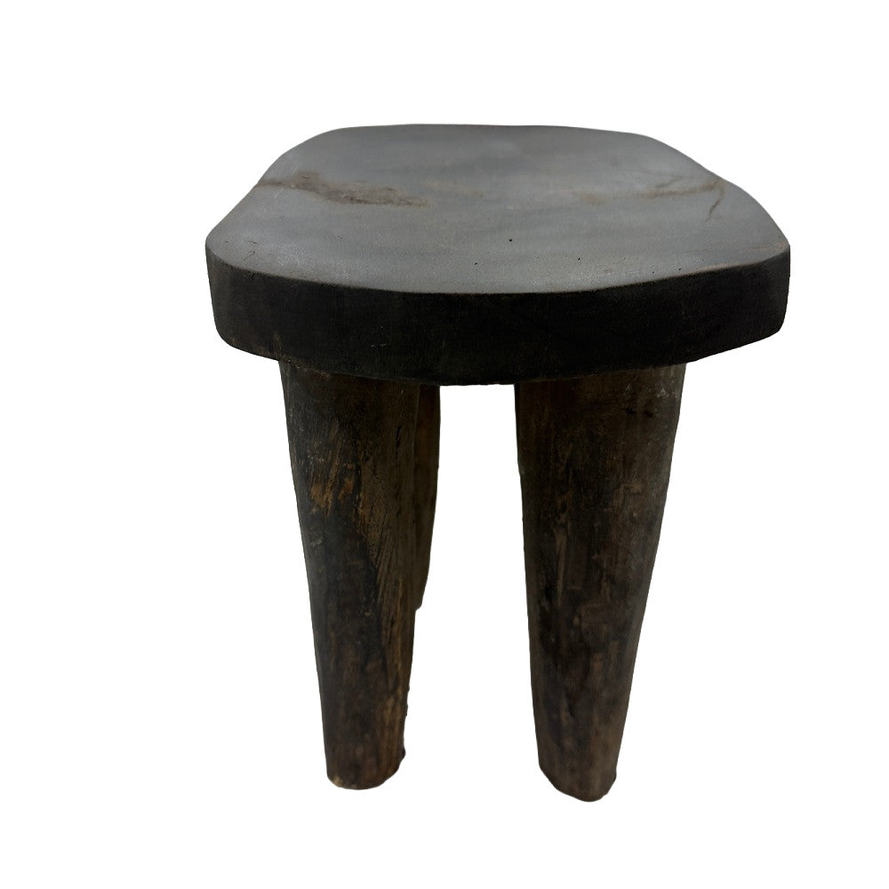 Vintage Nigerian Wooden Mini Stool - Berbere Imports