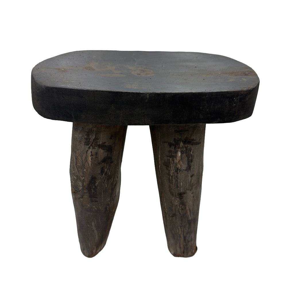 Vintage Nigerian Wooden Mini Stool - Berbere Imports