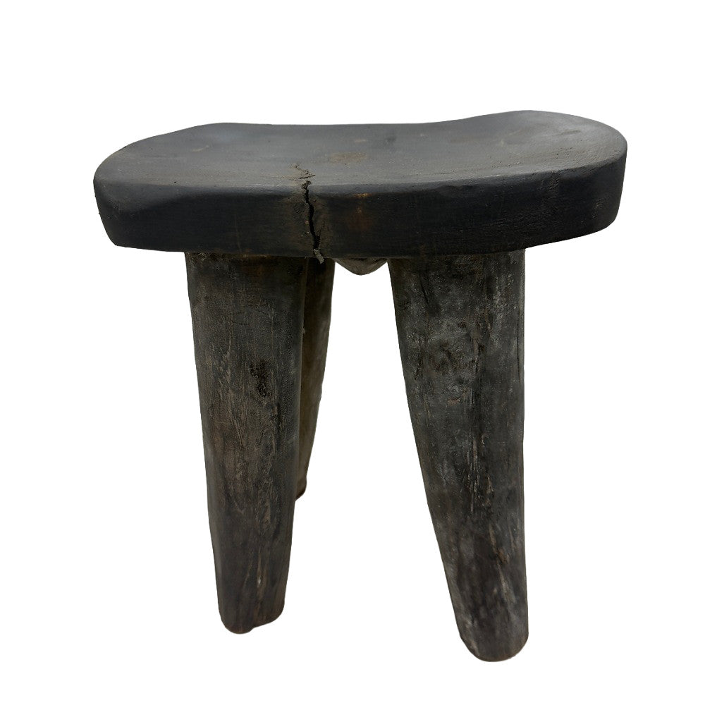 Vintage Nigerian Wooden Mini Stool - Berbere Imports