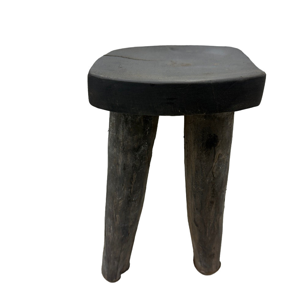 Vintage Nigerian Wooden Mini Stool - Berbere Imports
