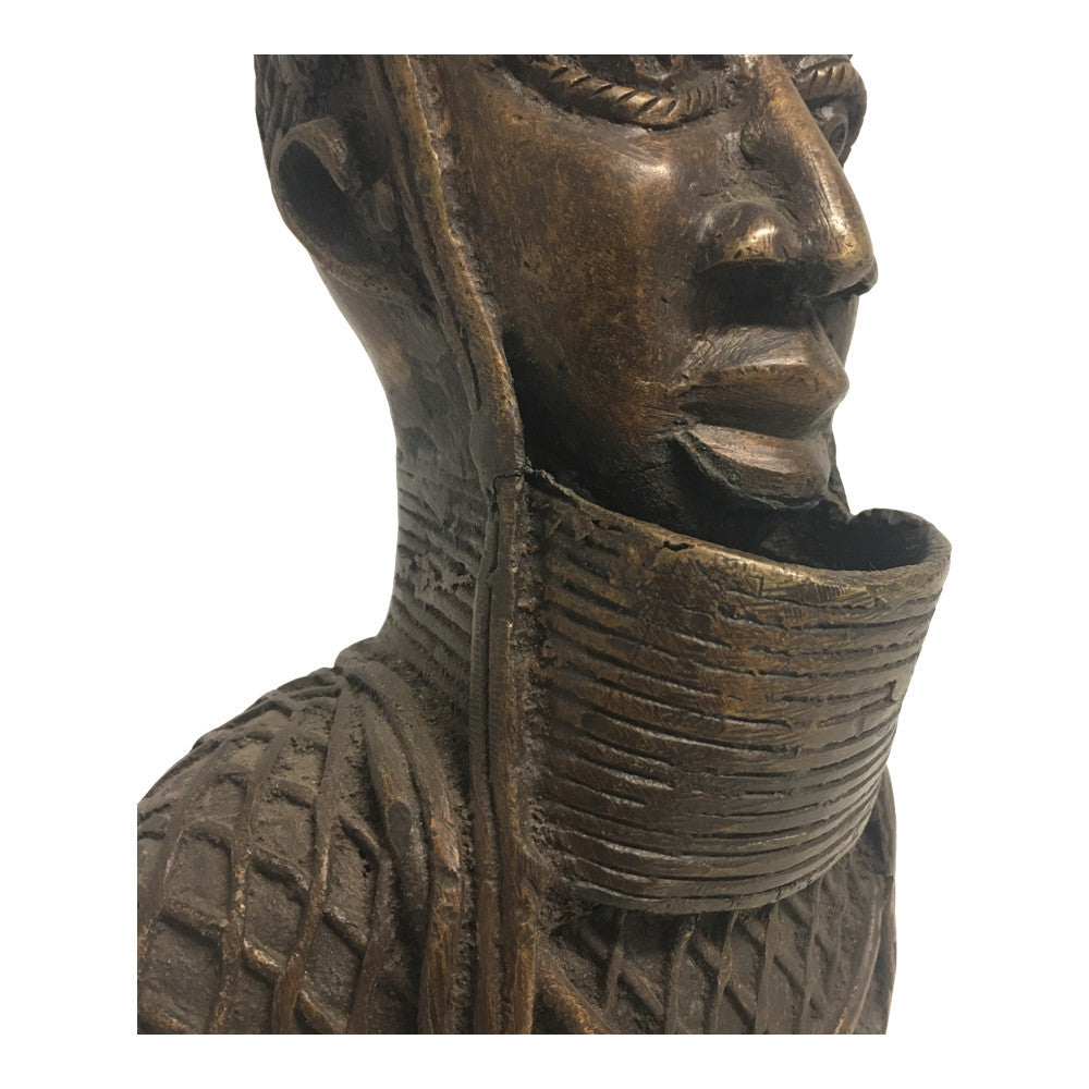 Bronze African Elder - Berbere Imports