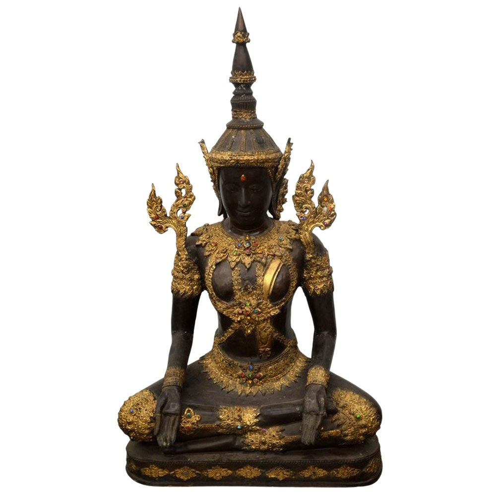 Bronze Sitting Buddha - Berbere Imports