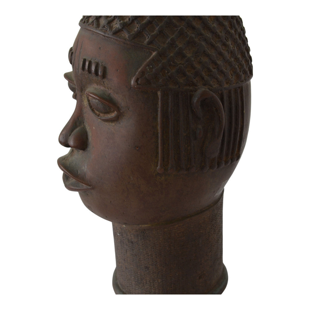 Antique Bronze African Statue - Berbere Imports