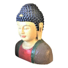 Vintage Chinese Wooden Buddha Head - Berbere Imports