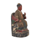 Antique Chinese Wooden Sitting Buddha - Berbere Imports