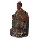 Antique Chinese Wooden Sitting Buddha - Berbere Imports