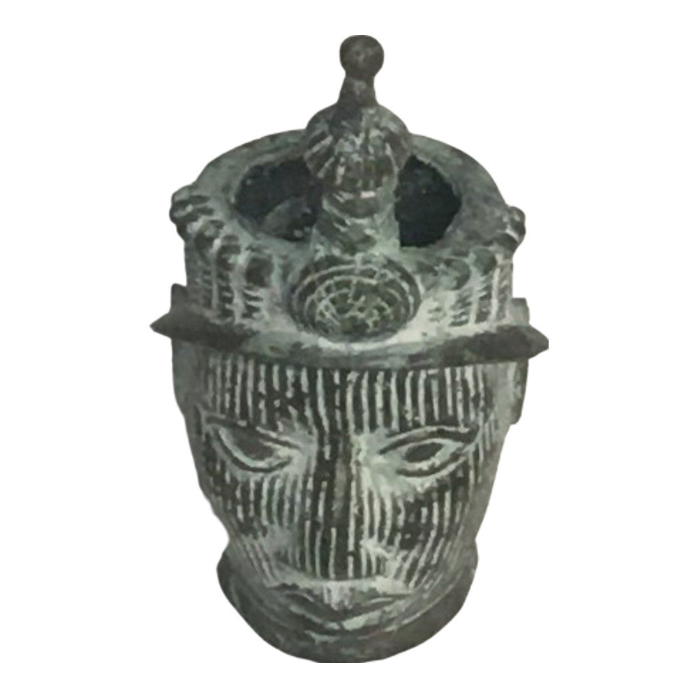 Antique African Bronze Head - Berbere Imports