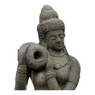 Indonesian Stone Standing Lady With Jug - Berbere Imports