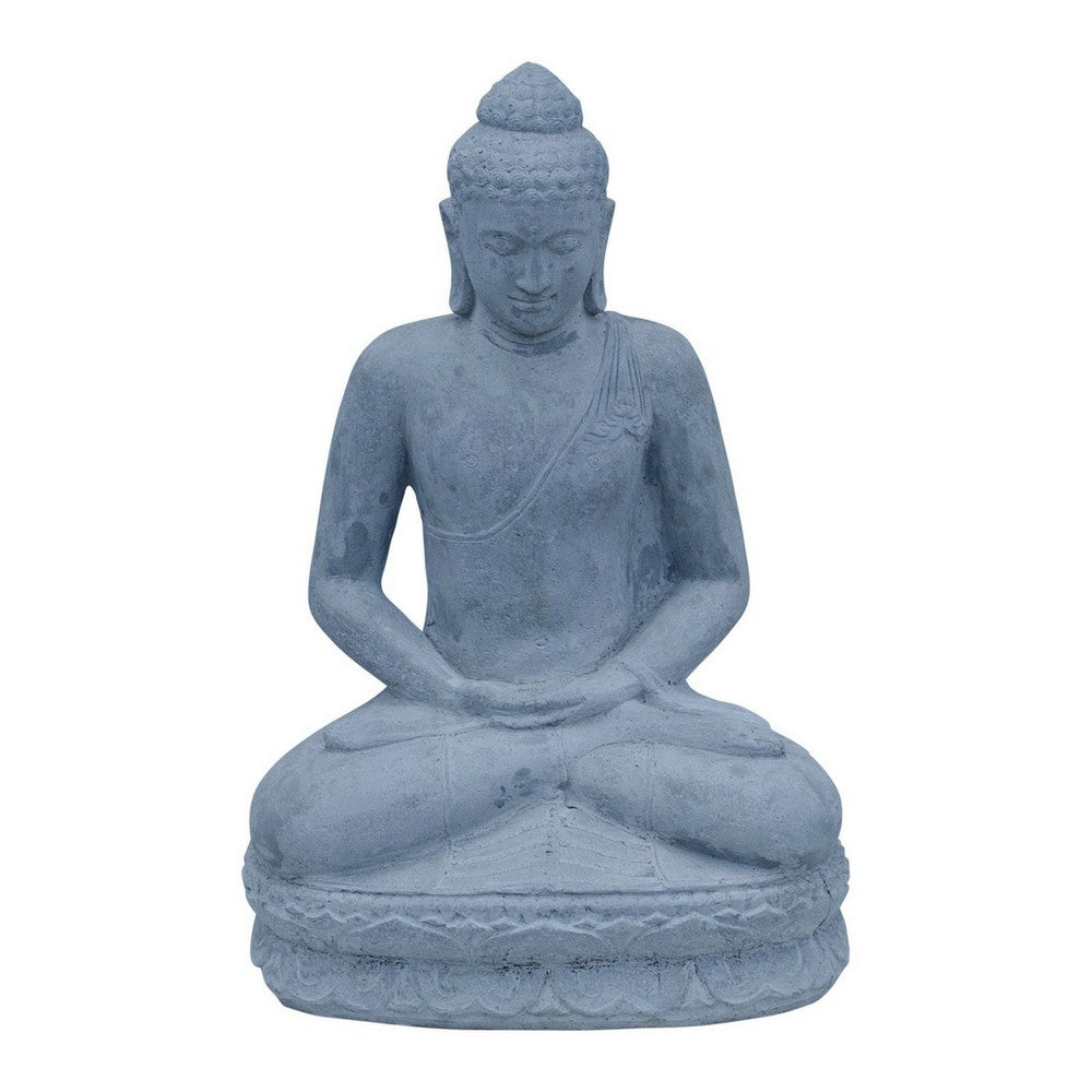 Indonesian Concrete Sitting Meditation Buddha - Berbere Imports