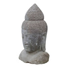 Indonesian Large Stone Buddha Head - Berbere Imports