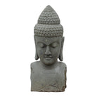 Indonesian Large Stone Buddha Head - Berbere Imports