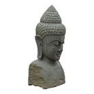 Indonesian Large Stone Buddha Head - Berbere Imports