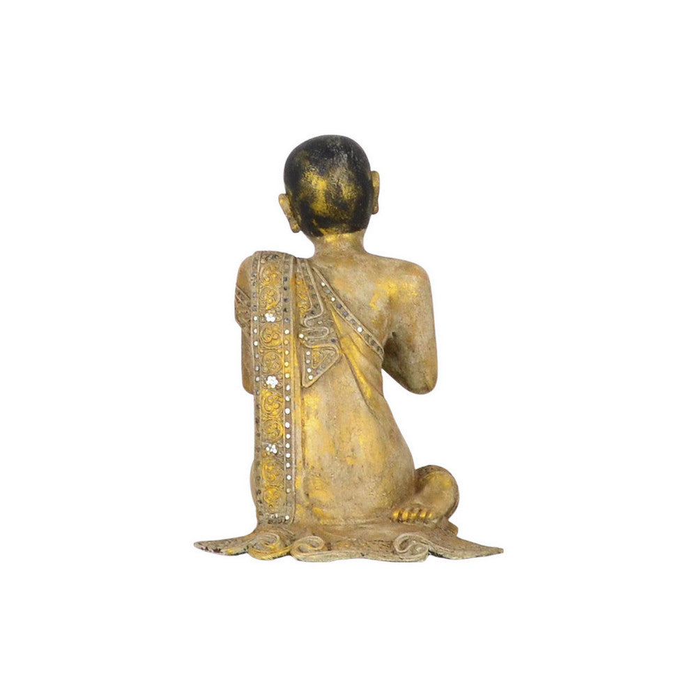 Vintage Thai Wooden Buddha In Wood - Berbere Imports