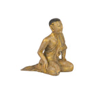 Vintage Thai Wooden Buddha In Wood - Berbere Imports