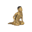 Vintage Thai Wooden Buddha In Wood - Berbere Imports