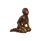 Vintage Thai Wooden Buddha In Wood - Berbere Imports