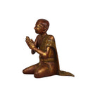 Vintage Thai Wooden Buddha In Wood - Berbere Imports