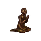 Vintage Thai Wooden Buddha In Wood - Berbere Imports