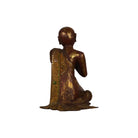 Vintage Thai Wooden Buddha In Wood - Berbere Imports