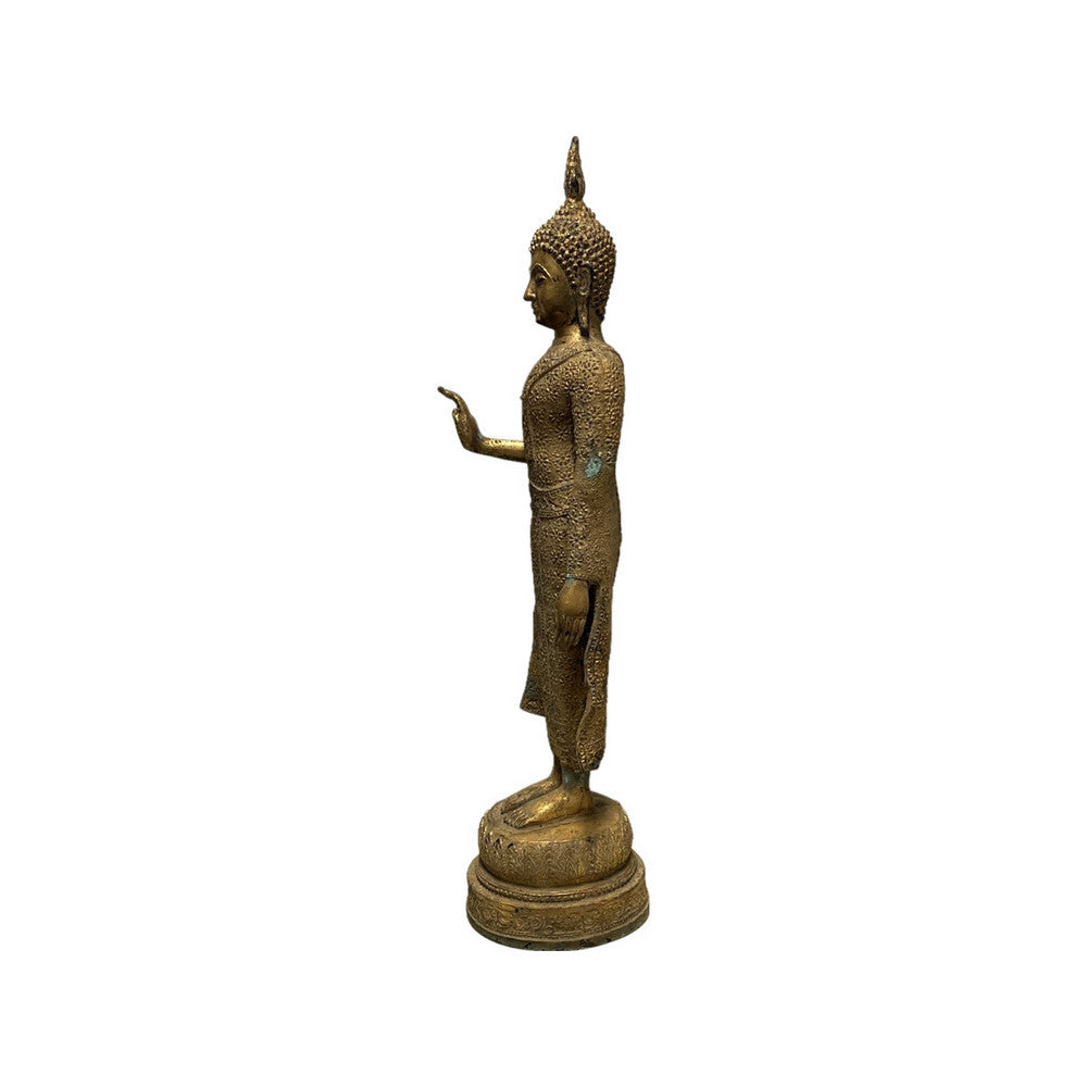 Antique Thai Bronze Figurine - Berbere Imports