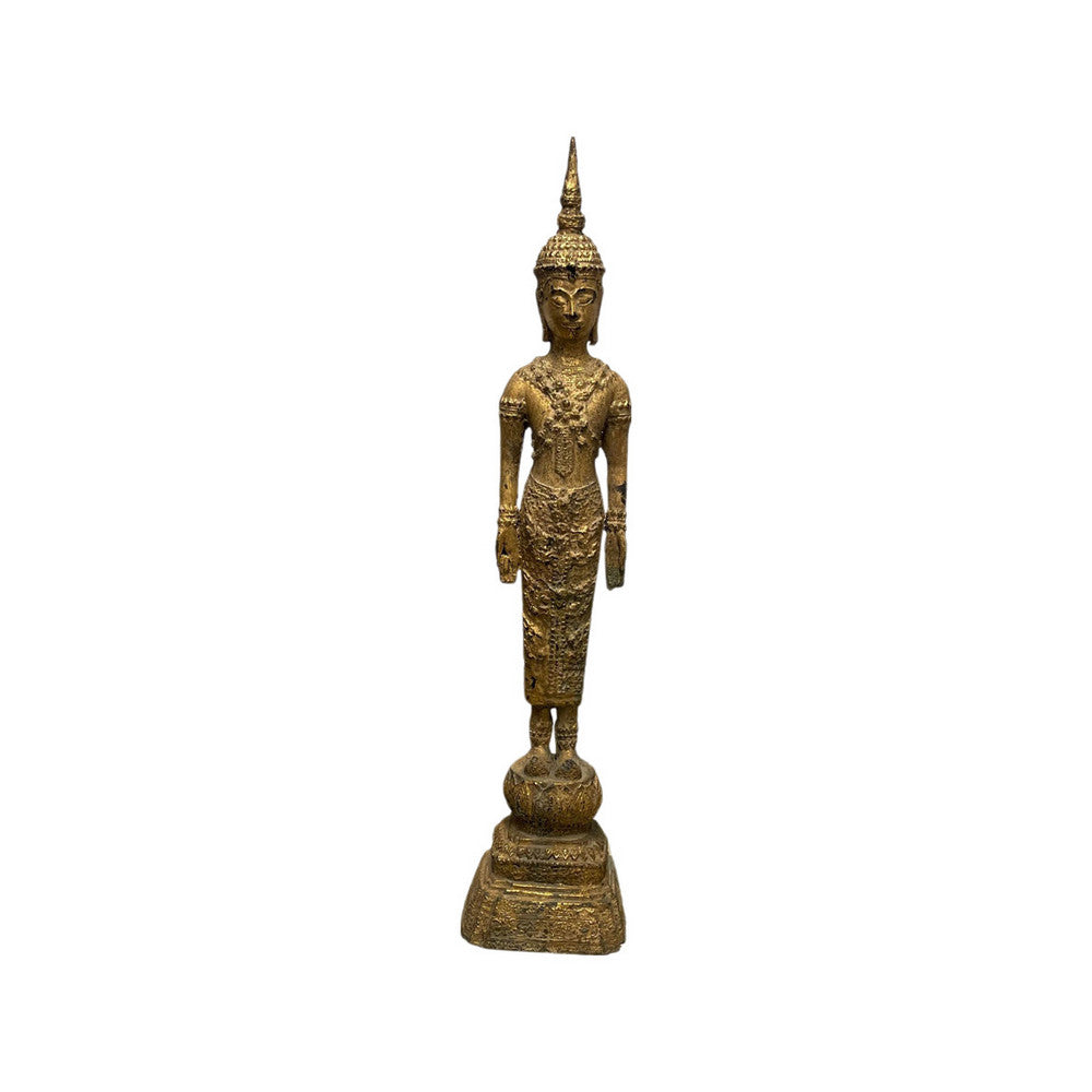 Antique Thai Bronze Figurine - Berbere Imports