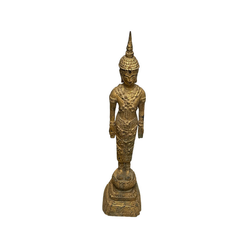 Antique Thai Bronze Figurine - Berbere Imports