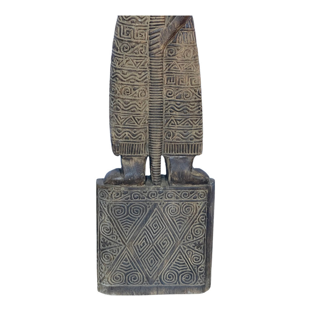 Indonesian Wooden Statue - Berbere Imports