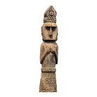Indonesian Wooden Statue On Stand - Berbere Imports